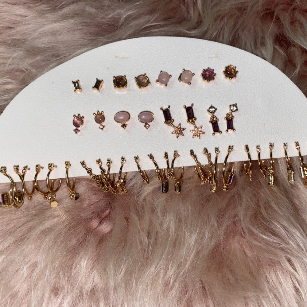 NWT—Free People Stud & Huggie Set